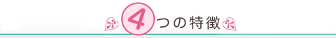4つの特徴